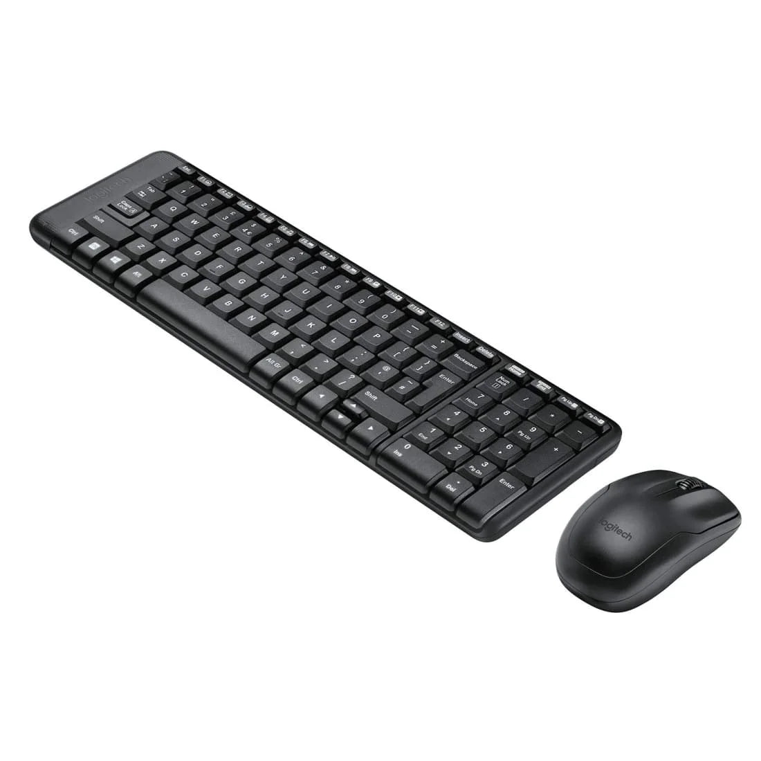 Logitech MK215 Wireless Keyboard and Mouse Combo (Black)