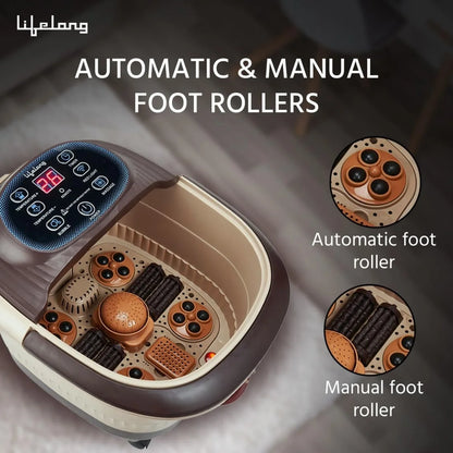 Lifelong LLM279 Foot Spa and Massager with Automatic Rollers