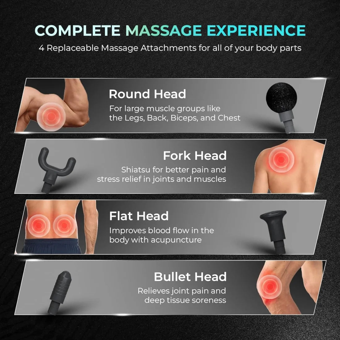 beatXP Bolt Go Massage Gun Body Massager