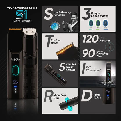 Vega SmartOne S1 Beard Trimmer for Men