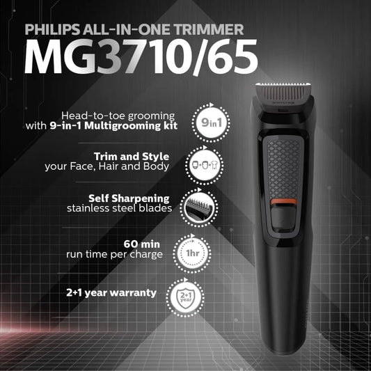 Philips Multi Grooming Kit MG3710/65 9-in-1