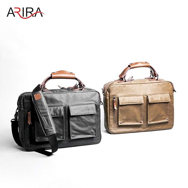 ARIRA AB011 Splash-Proof Laptop Messenger Bag for 13-Inch, 14-Inch, 15.6-Inch