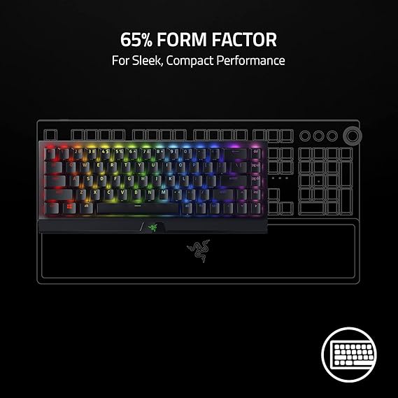 Razer BlackWidow V3 Mini HyperSpeed - Green Switch - Wireless 65% Mechanical Gaming Keyboard Chroma RGB - ‎RZ03-03891400-R3M1