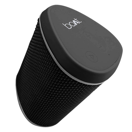 boAt Stone 170 Portable Bluetooth Speaker with 5W Immersive HD Sound, IPX 6 Water Resistant, 6 Hours of Playtime – Black