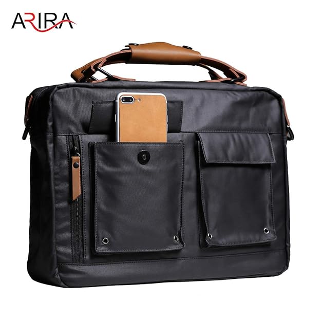 ARIRA AB011 Splash-Proof Laptop Messenger Bag for 13-Inch, 14-Inch, 15.6-Inch