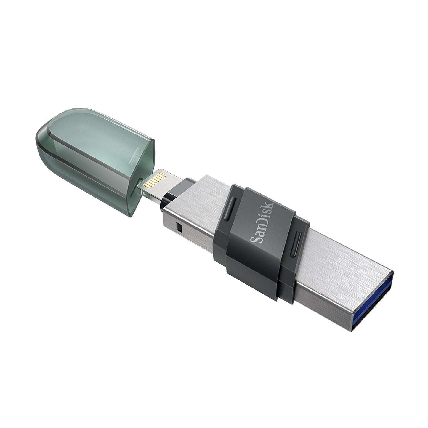 SanDisk iXpand, USB 3.0 Flash Drive Flip 32GB, for iOS and Windows, Metalic