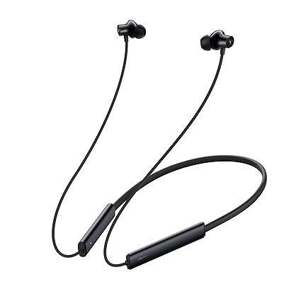 Realme Buds Wireless 3 in-Ear Bluetooth Headphones,30dB ANC, Spatial Audio,13.6mm Dynamic Bass Driver,Upto 40 Hours Playback, Fast Charging, 45ms Low Latency for Gaming,Dual Device Connection (Black)