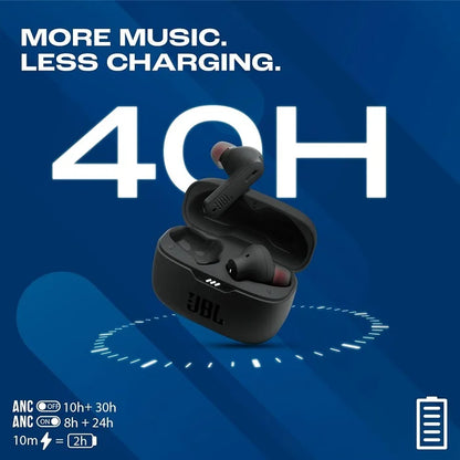 JBL Tune 235NC Wireless ANC Earbuds, Massive 40Hrs Playtime with Speed Charge, 4 Mics for Perfect Calls – Black