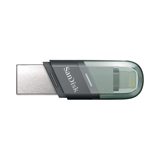 SanDisk iXpand, USB 3.0 Flash Drive Flip 32GB, for iOS and Windows, Metalic