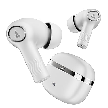 boAt Nirvana Ion Truly Wireless in Ear Ear Buds w/ 120 HRS Playback(24hrs/Charge), Crystal Bionic Sound with Dual EQ Modes, Quad Mics ENx™ Technology, Low Latency(60ms), in Ear Detection