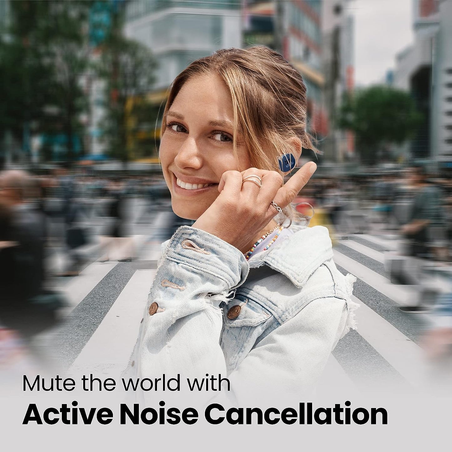 JBL Tune 130NC TWS Earbuds Active Noise Cancellation (Upto 40dB) Adjust EQ for Extra Bass Massive 40Hrs Playtime – Blue