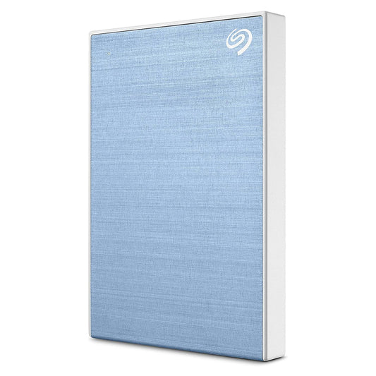 Seagate STHN2000402 2TB Backup Plus Slim Portable External Hard Drive – Light Blue