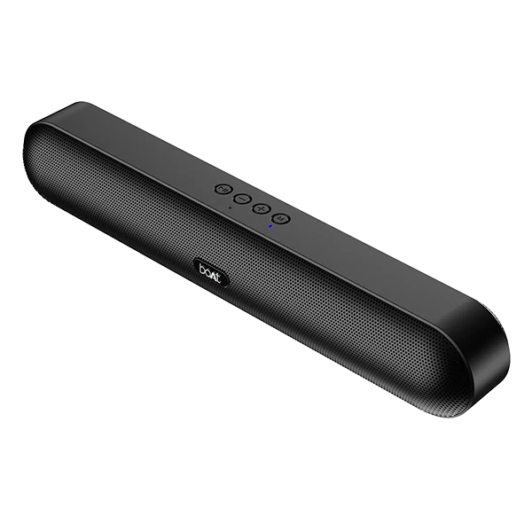 boAt Aavante Bar 480 with 7 HRS Playback, Dual Full Range Drivers & TWS Feature 10 W Bluetooth Soundbar  (Black, 2.0 Channel)