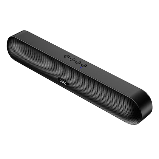 boAt Aavante Bar 480 with 7 HRS Playback, Dual Full Range Drivers & TWS Feature 10 W Bluetooth Soundbar  (Black, 2.0 Channel)