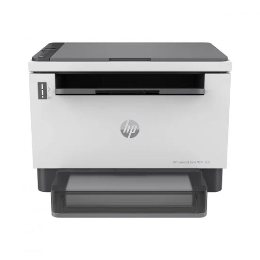 HP LASERJET TANK 1005 PRINT+COPY+SCAN, LOWEST COST/PAGE - B&W PRINTS, EASY REFURBISHED