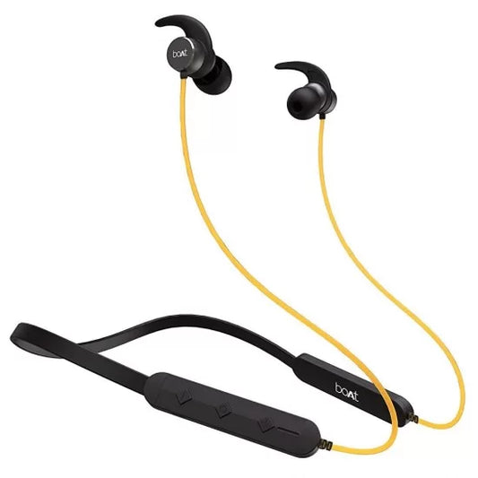 boAt Rockerz 255 Pro in-Ear Bluetooth Neckband Earphone with Mic (Blazing Yellow)