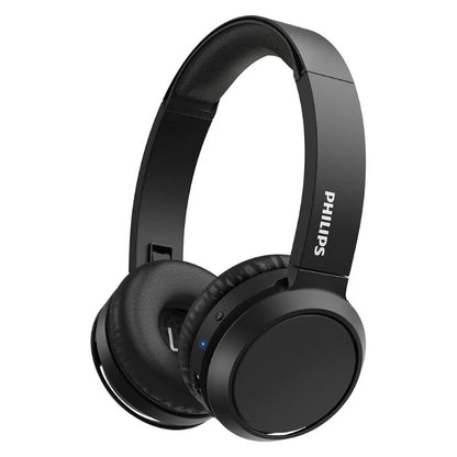 Philips Audio TAH4205XTBK/00 Bluetooth 5.0, Bass Booster, Quick Charging Upto 29H Playtime, 32mm Driver, Compact Folding Design Bluetooth Wireless On Ear Headphones with Mic (Black)