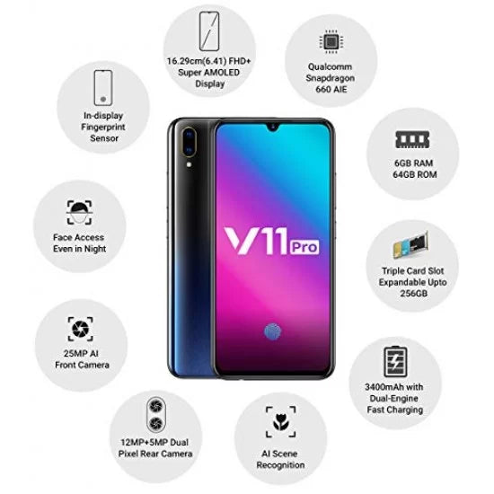 Vivo V11 Pro (6 GB/64 GB) Refurbished