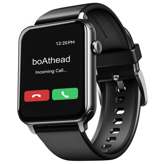 boAt Wave Call Smart Watch, Smart Talk with Advanced Dedicated Bluetooth Calling Chip, 1.69” HD Display – Black