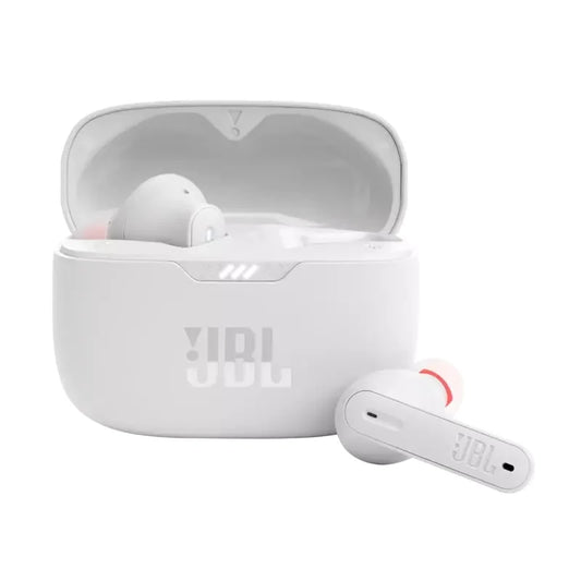 JBL Tune 230NC TWS, Active Noise Cancellation Earbuds with Mic, Massive 40 Hrs Playtime, Bluetooth 5.2 – White