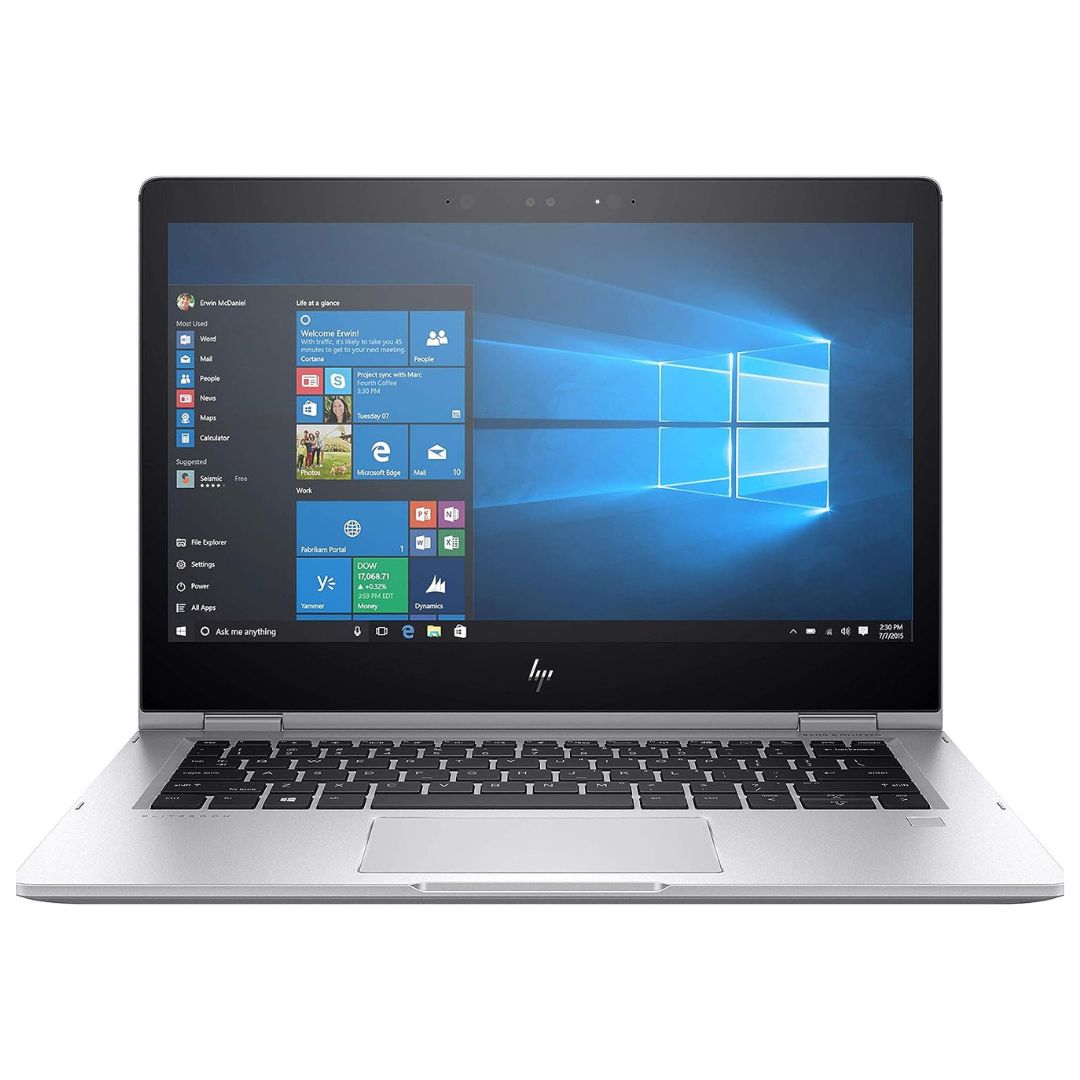 HP Elitebook X360 1030 G2, Windows 10, i7-7600U, 2.8 GHz, Intel HD Graphics 620, 8 GB/512 GB, Silver